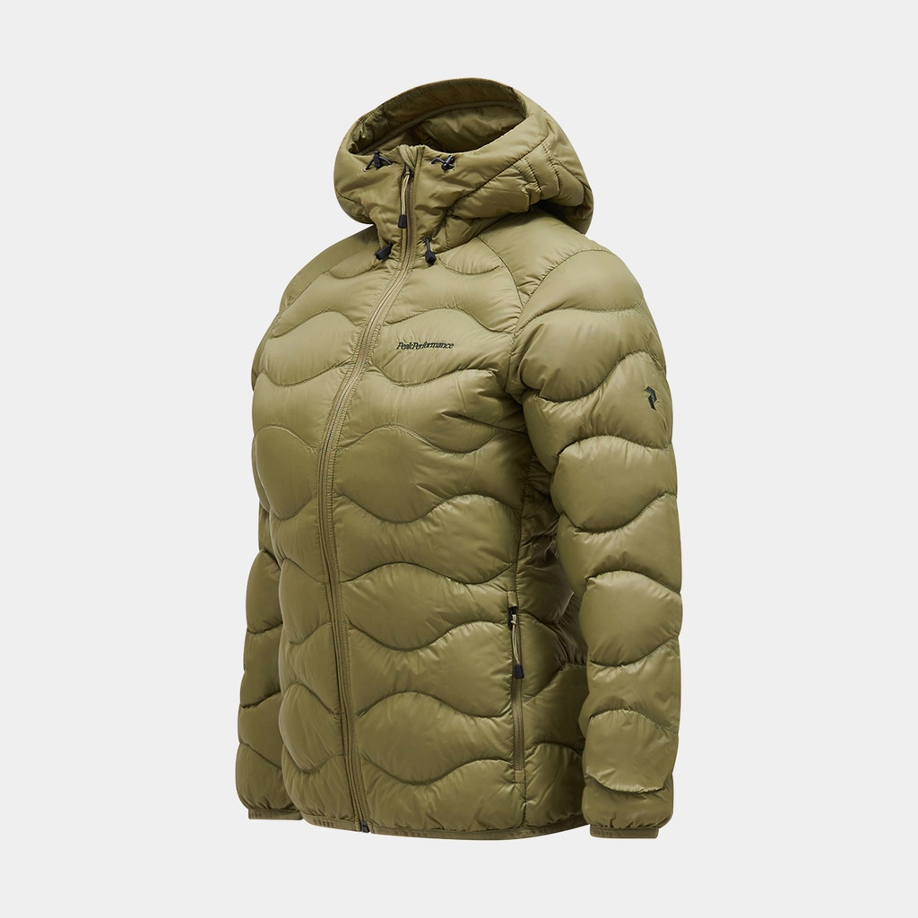 Helium Down Hood Jacket Women (2023) Snap Green