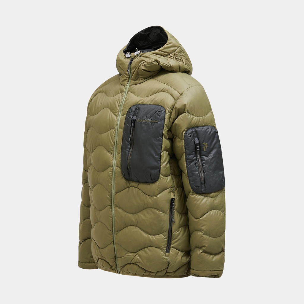 Helium Down Hybrid Jacket Women (2023) Gold Flame