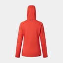 Heuberg Hoody Polartec Fleece Jacket Women (2023) Carmine