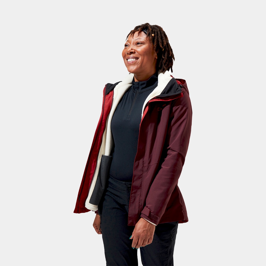 Hillwalker Interactive Shell Jacket Women Autumn Purple / Tall Poppy