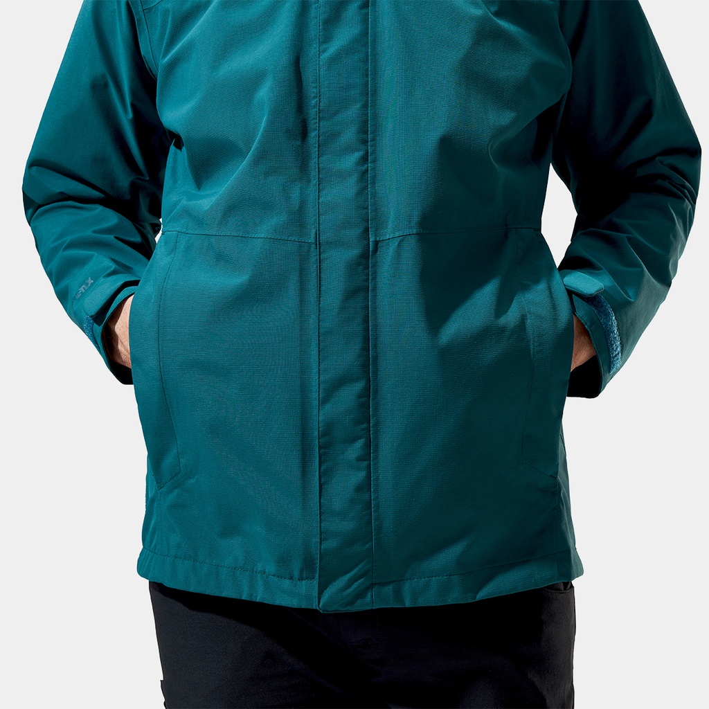 Hillwalker Interactive Waterproof Shell Jacket Deep Ocean
