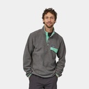 Lightweight Synchilla Snap-T Fleece Pullover Nickel w/Early Teal
