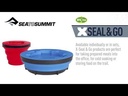 X-Seal & Go Collapsible Food Container X-Large Red
