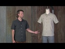 Back Step Shirt Rainfall Plaid: Stone Blue