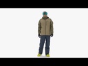 Insulated Powder Town Jacket Smolder Blue