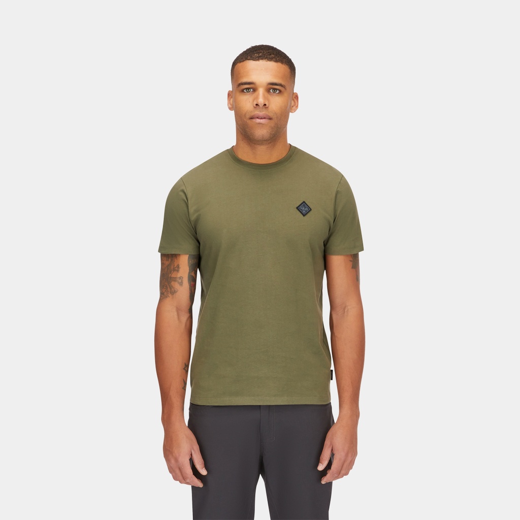 Basecamp Logo Badge Tee Light Khaki