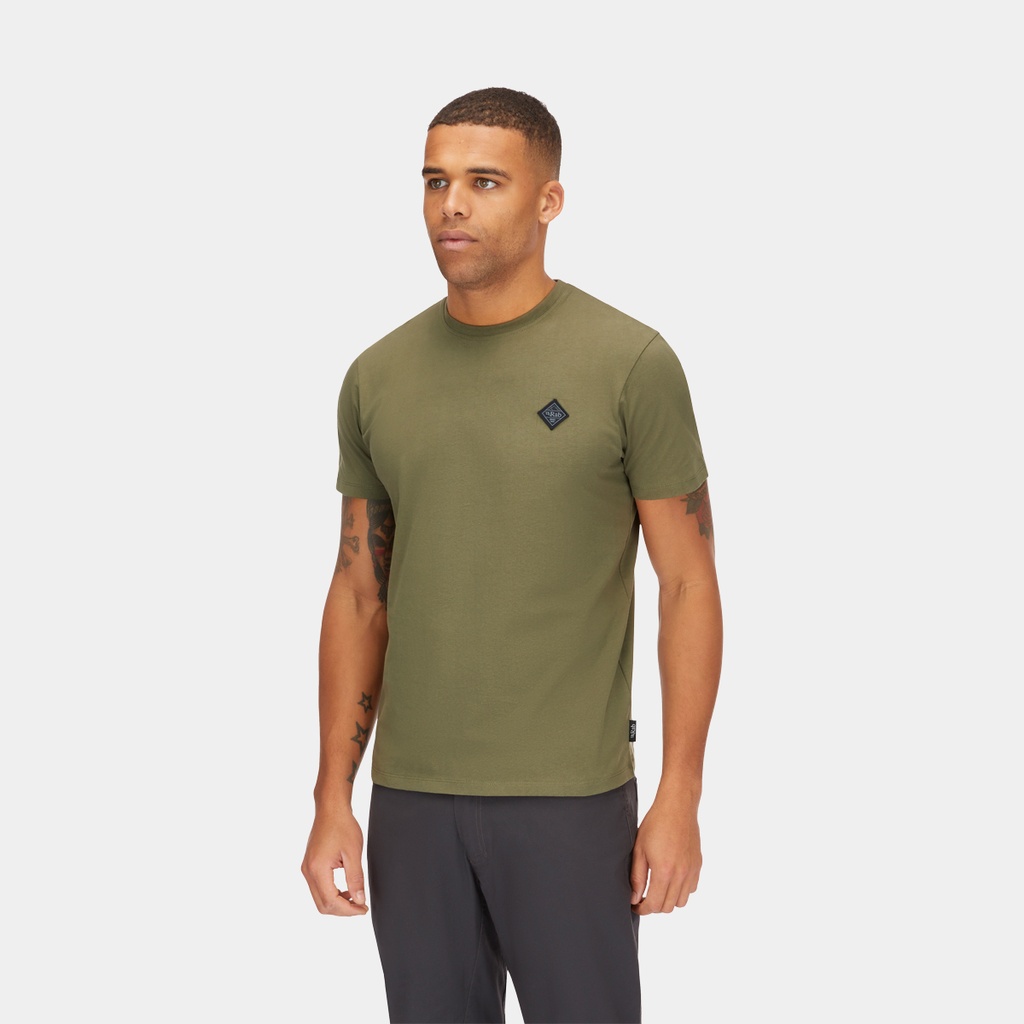 Basecamp Logo Badge Tee Light Khaki