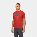 Crimp Reflection Tee Tuscan Red