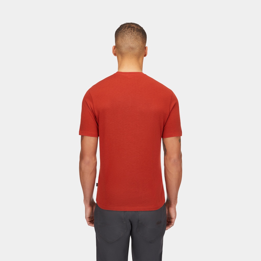 Crimp Reflection Tee Tuscan Red