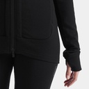 Quantum III Long Sleeves Zip Women Black