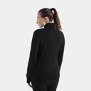 Quantum III Long Sleeves Zip Women Black