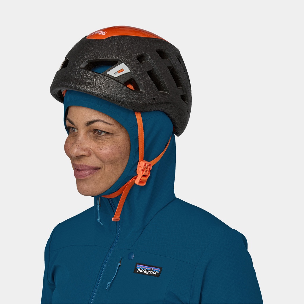 R1 Fleece CrossStrata Hoody Women (2023) Lagom Blue