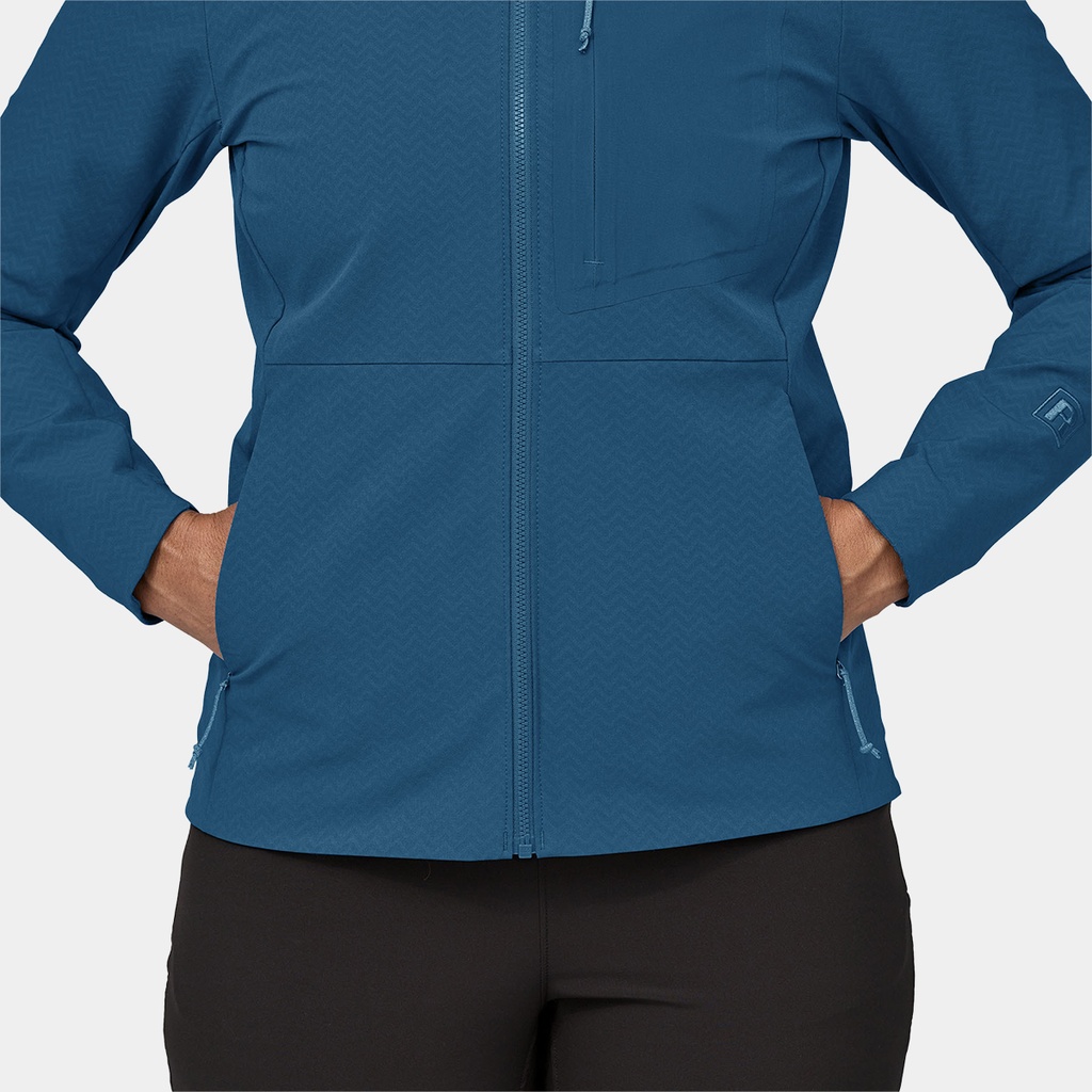 R1 Fleece CrossStrata Hoody Women (2023) Lagom Blue