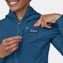 R1 Fleece CrossStrata Hoody Women (2023) Lagom Blue