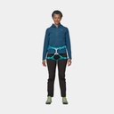 R1 Fleece CrossStrata Hoody Women (2023) Lagom Blue
