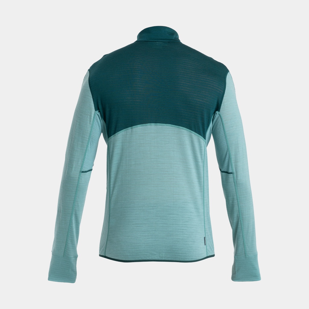 Realfleece Descender Long Sleeves Half Zip 200 Fathom Green / Cloud Ray / CB