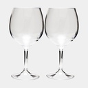 Nesting Red Wine Glass Set
