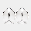 Nesting Red Wine Glass Set