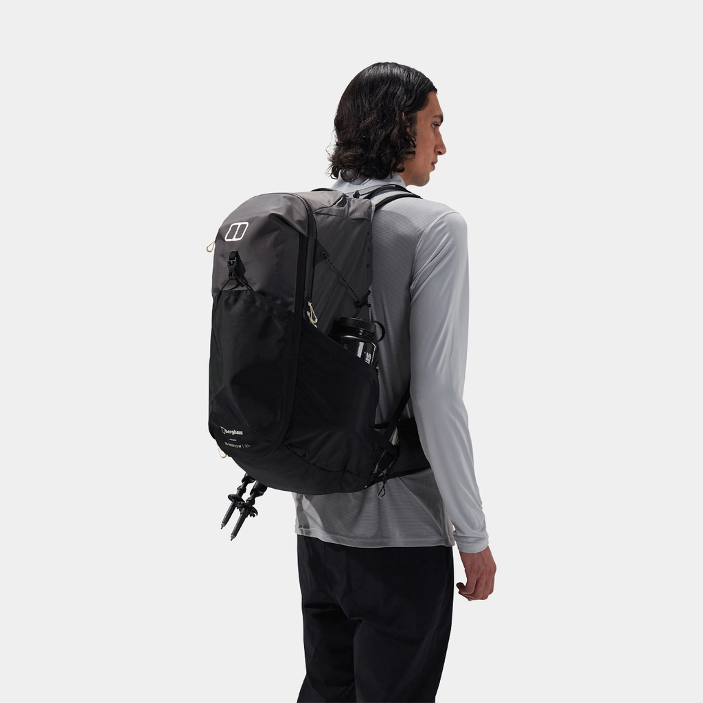 3D Freeflow 30+5L Grey Pinstripe / Jet Black