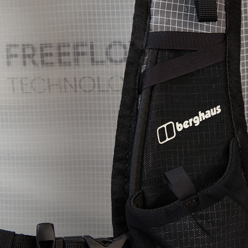 3D Freeflow 30+5L Grey Pinstripe / Jet Black