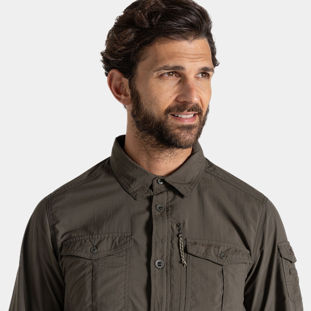 NosiLife Adventure III Long Sleeve Shirt Black Pepper