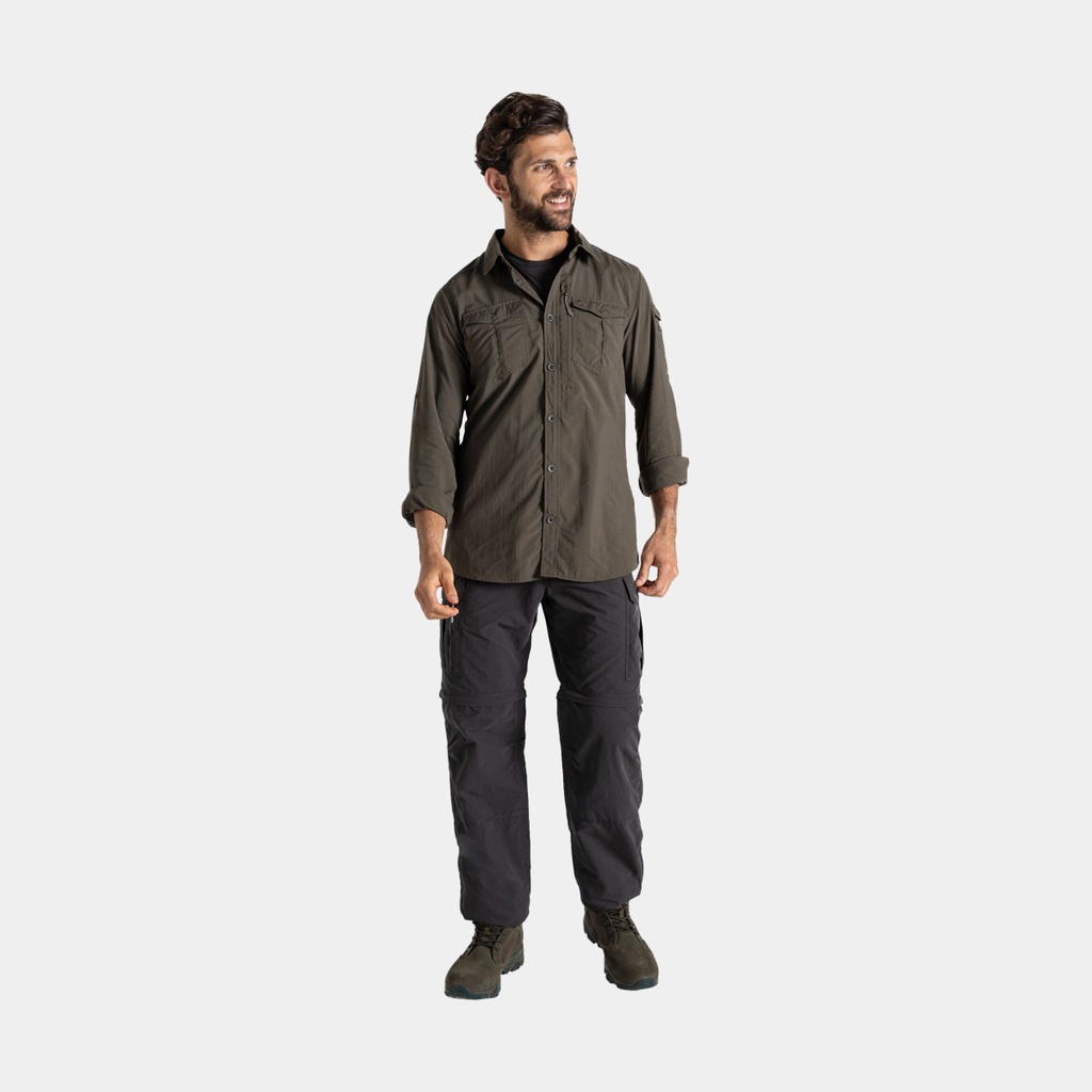 NosiLife Adventure III Long Sleeve Shirt Black Pepper