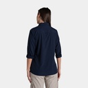 NosiLife Freeda Long Sleeved Shirt Women Blue Navy