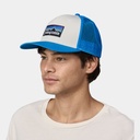 P-6 Logo Trucker Hat White w/Vessel Blue