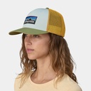 P-6 Logo Trucker Hat White w/Vessel Blue