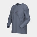 Archaeopteryx Logo Long Sleeves Women Stratus / Dk Stratus