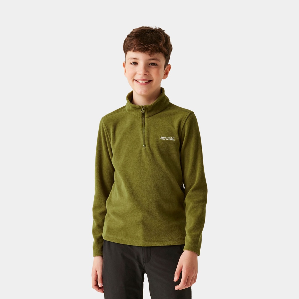 Hot Shot II Half Zip Lightweight Fleece Kids Nephrite Green