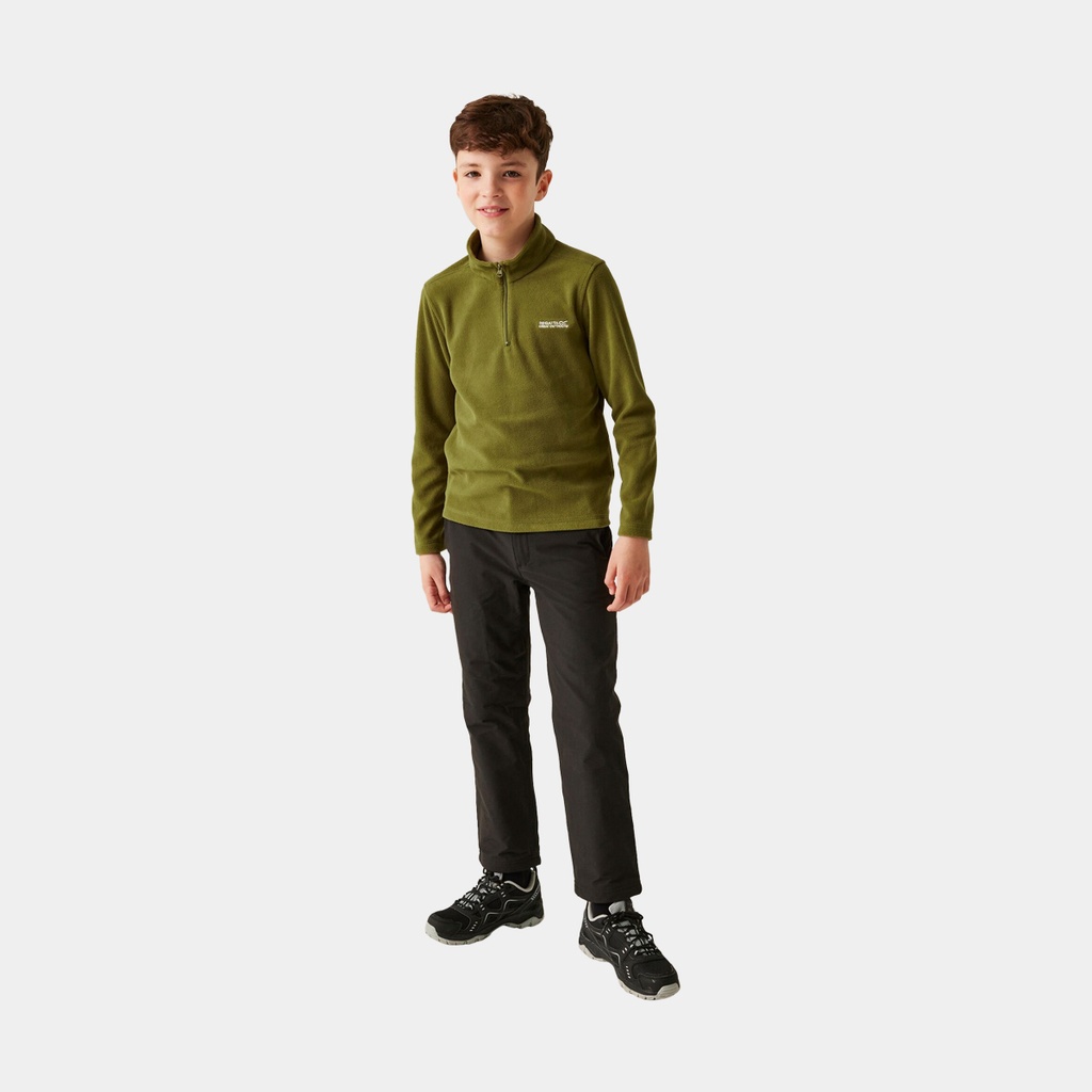 Hot Shot II Half Zip Lightweight Fleece Kids Nephrite Green