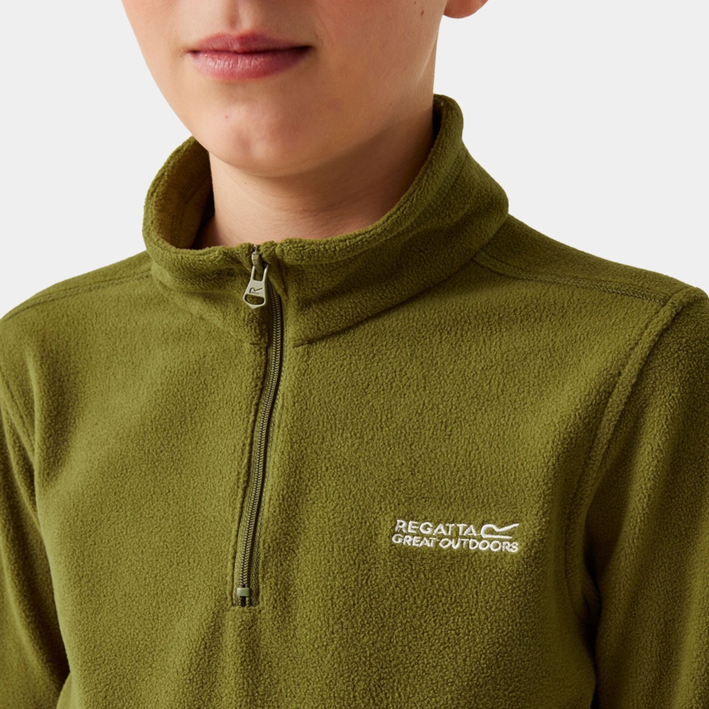 Hot Shot II Half Zip Lightweight Fleece Kids Nephrite Green