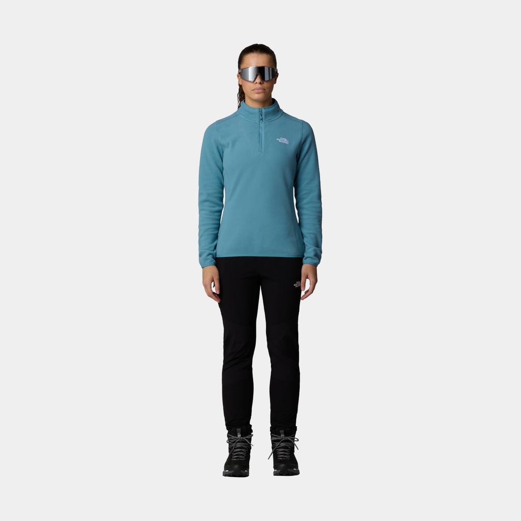 100 Glacier 1/4 Zip Women (2023) Aglae Blue