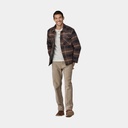 Lightweight Insulated Fjord Flannel Shirt Outdoor: Molasses Brown