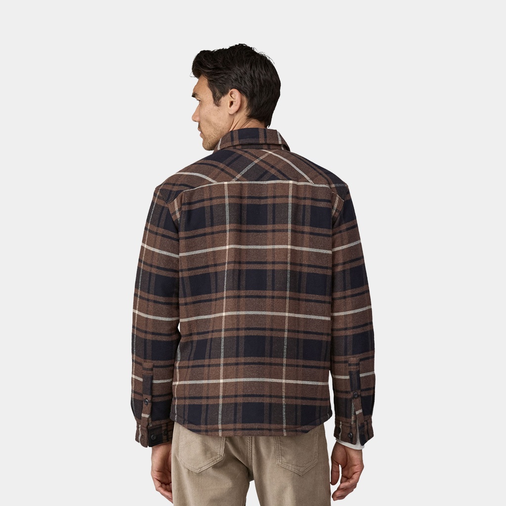 Lightweight Insulated Fjord Flannel Shirt Outdoor: Molasses Brown