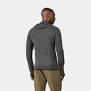 R1 Fleece Pullover Hoody Forge Grey w/Endless Blue