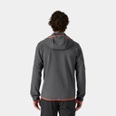 R1 Fleece Pullover Hoody Forge Grey w/Endless Blue