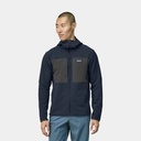 R1 Fleece Pullover Hoody Forge Grey w/Endless Blue