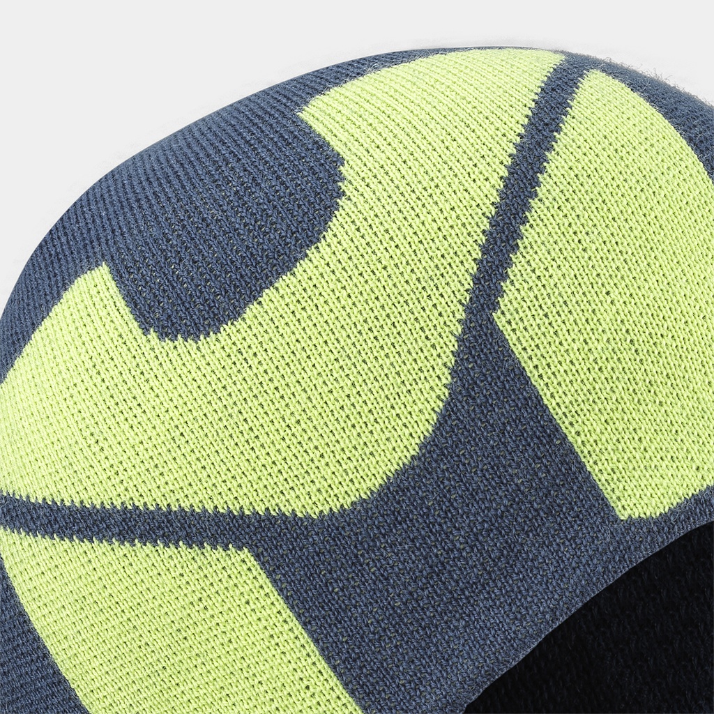 Logo Beanie Dark Denim / Limoncello
