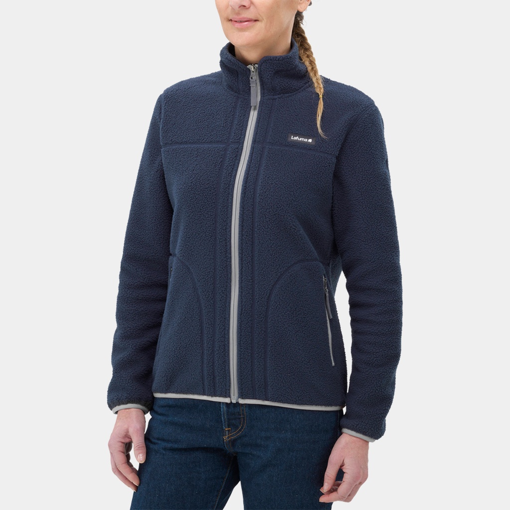 Maury Sherpa Full Zip Women Navy