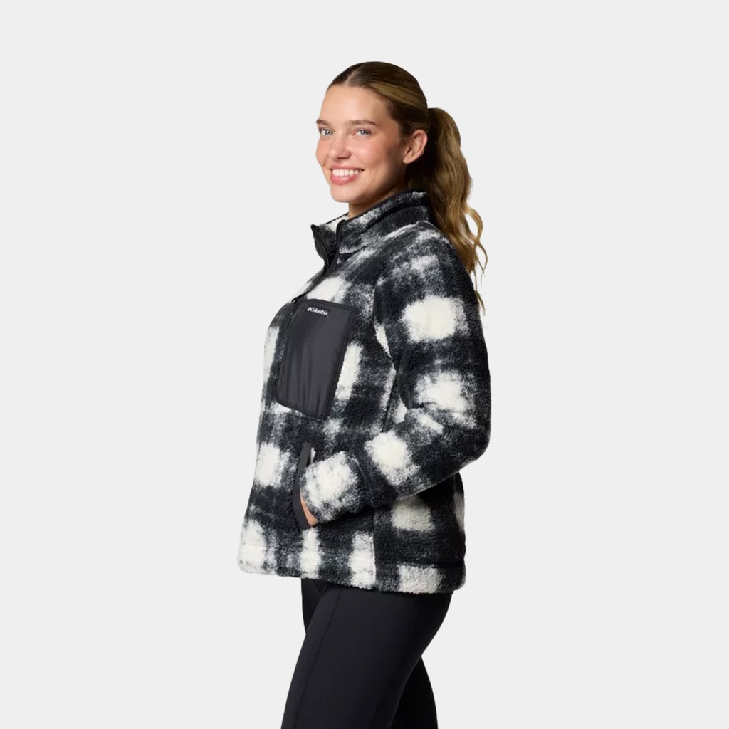 West Bend 1/4 Zip II Women Chalk Omblur To