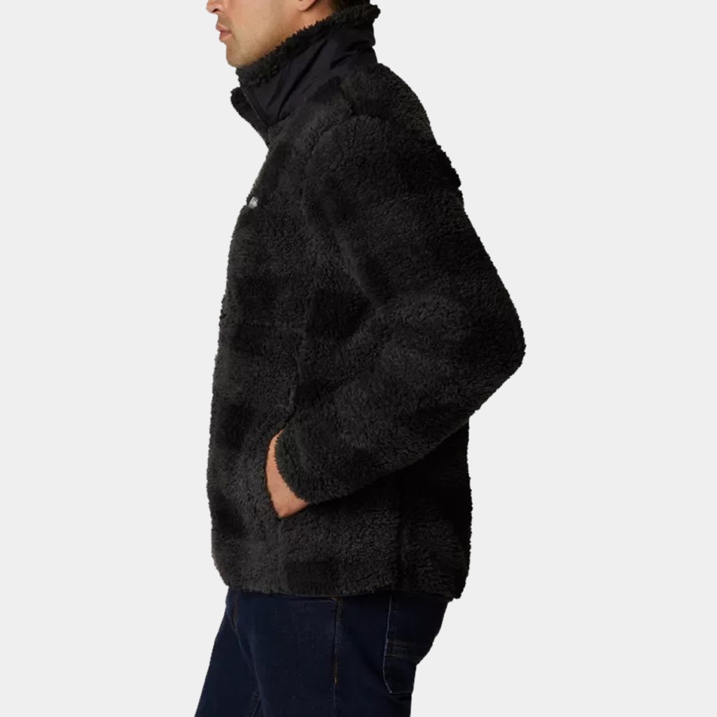 Winter Pass Printed Fleece II Black Check