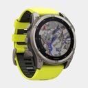 Fenix 8 Solar Sapphire Titanium w/ Yellow / Graphite Silicone Band