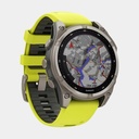 Fenix 8 Solar Sapphire Titanium w/ Yellow / Graphite Silicone Band