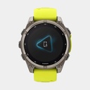 Fenix 8 Solar Sapphire Titanium w/ Yellow / Graphite Silicone Band