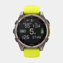 Fenix 8 Solar Sapphire Titanium w/ Yellow / Graphite Silicone Band