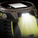 Fenix 8 Solar Sapphire Titanium w/ Yellow / Graphite Silicone Band