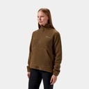 Hawksker Fleece Half Zip Women Bark