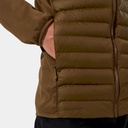 Vaskye Hooded Hybrid Jacket Bark